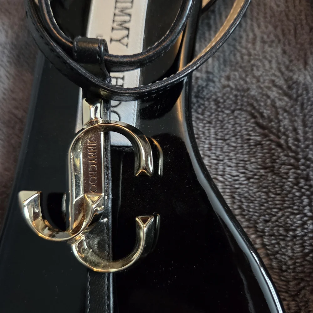 Jimmy Choo Black Sandals - Picture 8 of 11